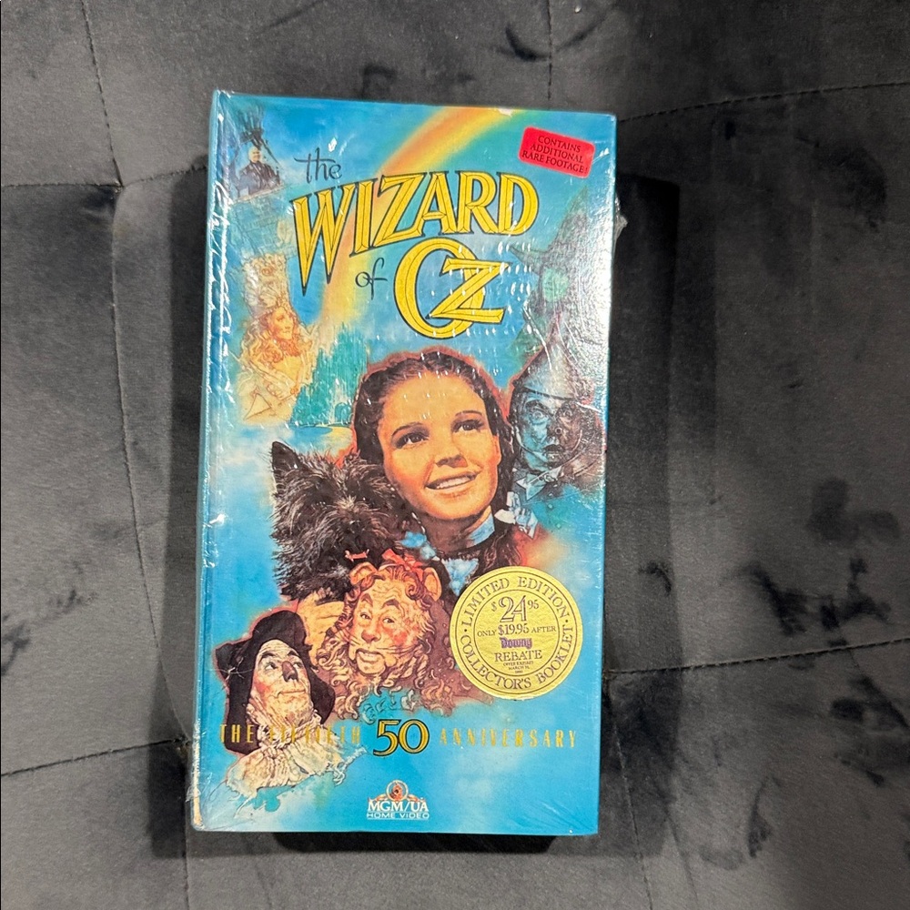The Wizard of Oz 50th Anniversary vintage VHS - limited edition
